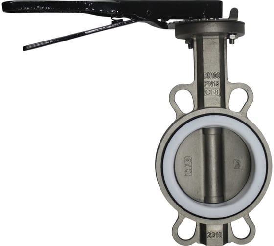 Затвор дисковый межфланцевый NEWKEY AISI304, DN100 (4), PN16, PTFE NK-DZis100