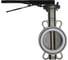 Затвор дисковый межфланцевый NEWKEY AISI304, DN100 (4), PN16, PTFE NK-DZis100 1
