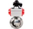 Затвор дисковый DN.ru 304-304-EPDM-2W-W-H Ду100 Ру10 пищ.нерж.сталь,пн.привод, БКВ D050-77234 1