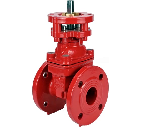 Задвижка клиновая DN.ru 30ч939р GGG50-GGG50-EPDM-RED Ду150 Ру10/16, ISO-фланец, невыдвижной голый шток, крутящий момент 55Нм D040-10166