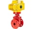 Задвижка клиновая DN.ru 30ч939р GGG50-GGG50-EPDM-RED Ду100 Ру10/16, ISO-фланец, электропривод MT-005 220В D040-10189 1