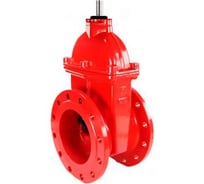Задвижка клиновая DN.ru 30ч939р GGG50-GGG50-EPDM-RED Ду150 Ру10/16, ОСТ тип А, невыдвижной голый шток, крутящий момент 55Нм D040-10163