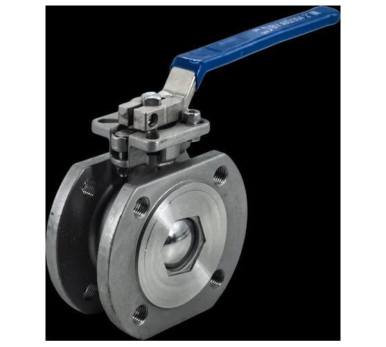 Кран шаровый межфланцевый NEWKEY под привод нержавеющий 1PC, AISI304 DN150 6, CF8, PN40 NK-BIFph150/4