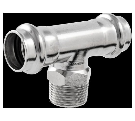 Пресс-тройник NEWKEY ПР/ВР/ПР нержавеющий, AISI304 28 ммx3/4 x28 мм, CF8, PN16 NK-PTmM28x20x28/4