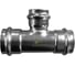 Пресс-тройник NEWKEY ПР/ПР/ПР нержавеющий, AISI304 28x28x28 мм, CF8, PN16 NK-PT28x28x28/4 1