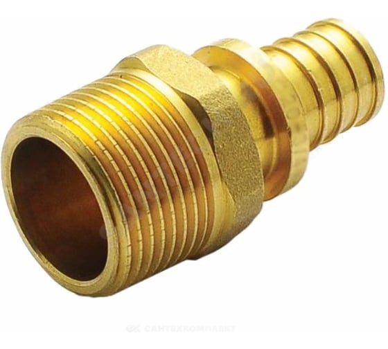 Муфта аксиальная латунная КОНТУР НР D25 3.5 - 1/2 061211025110 1