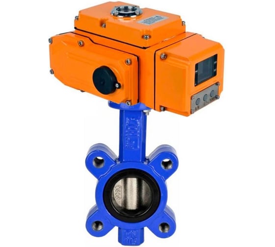 Затвор дисковый DN.ru QT450-304-EPDM-2W-Fb-H Ду50 Ру16 эл.привод QT-005-220В-4-20мА-HARK D050-89765