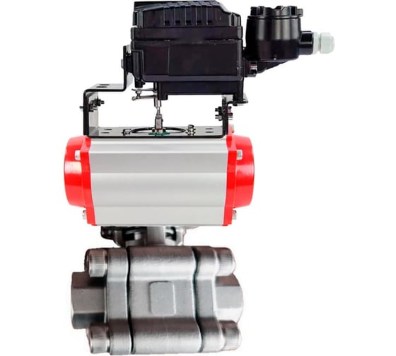 Кран шаровой 316-316-PTFE-FP-SW-ISO-H Ду40 Ру63 под приварку, пневмопривод DA-065, электропневмопозиционер EPRP1-NU-0-08 DN.ru D160-76367