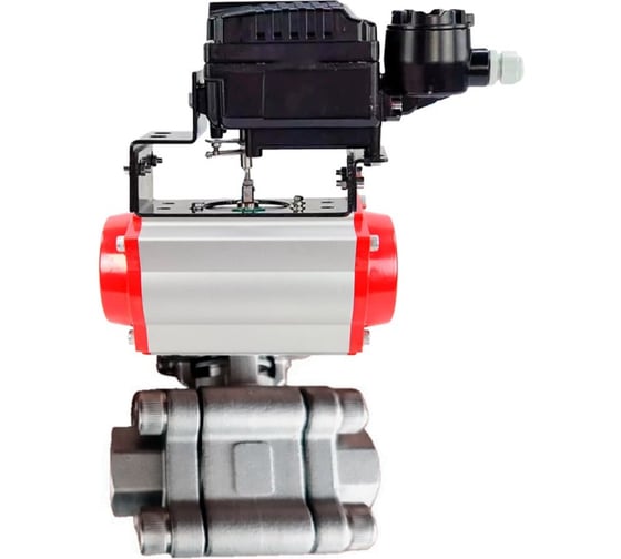 Кран шаровой 316-316-PTFE-FP-SW-ISO-H Ду40 Ру63 под приварку, пневмопривод SA-105, электропневмопозиционер EPRP1-NU-0-08 DN.ru D160-76566