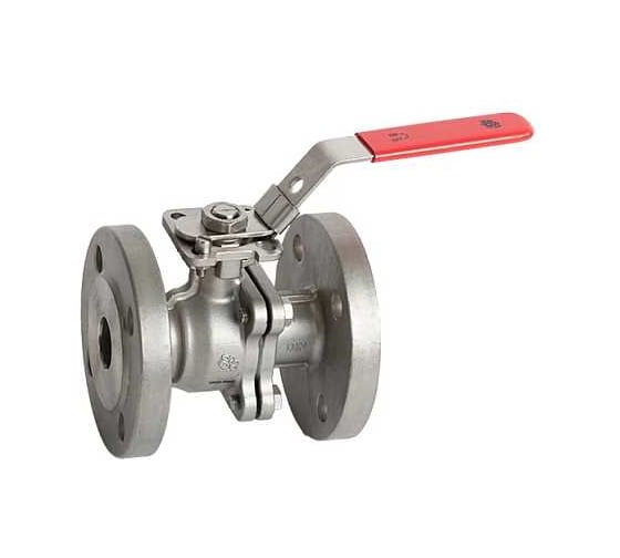 Кран шаровой полнопроходной RUSHWORK РАШВОРК , DN040, PN40, корпус - CF8M, шар - AISI316, уплотнение шара - PTFE, Ф/Ф, двухсоставной, ISO 5211, F05/F07, рукоятка-рычаг 7528-040-40