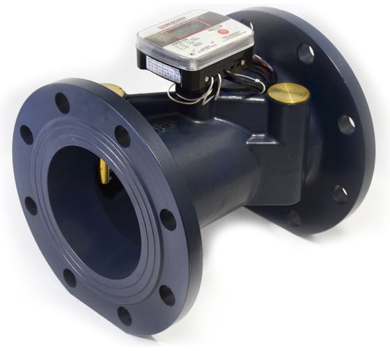 Ультразвуковой счетчик воды ООО "Водомер" УЗРВ-Ду150 RS485/имп.выход, IP-68, +5...+150 VM-1133-150-21B-68-RS 1