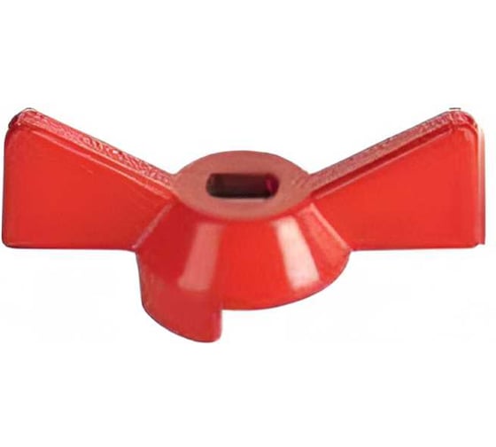 Ручка-бабочка для крана ООО ПКФ Сварком 1/2-3/4 красная (уп/6шт) СанТех s048388