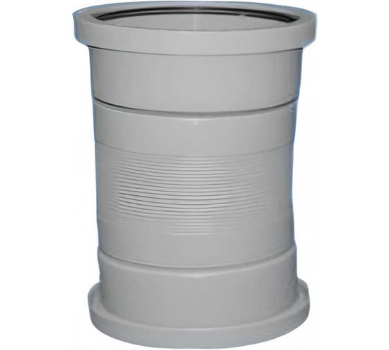 Муфта раздвижная ООО ПКФ Сварком с двумя раструбами под 110мм трубу, дл от 250мм до 380мм (уп/1шт) СанТех s044686