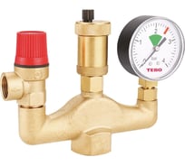 Группа безопасности 3 бар 1" без теплоизоляции TEBO T-АБ.БТ.101.3.1.CN