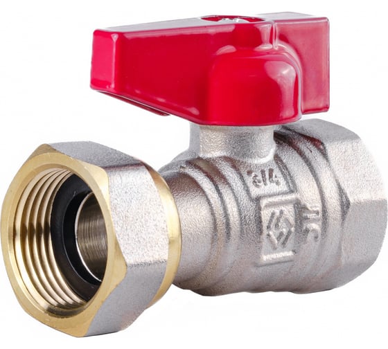 Кран шаровой MVI ГОСТ с накидной гайкой, 3/4 вн.-вн., рукоятка «бабочка» BV.730.05