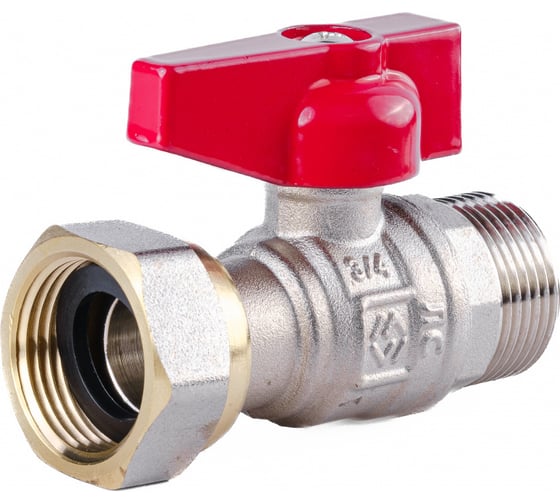 Кран шаровой MVI ГОСТ с накидной гайкой, 3/4 вн.-нар., рукоятка «бабочка» BV.731.05