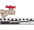 Кран шаровой MVI ГОСТ с фильтром, 1/2 вн.-вн., рукоятка «бабочка» BV.832.04 5