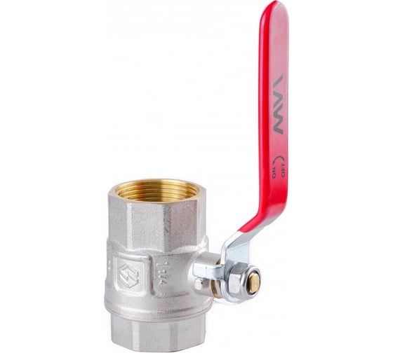 Кран шаровой MVI ГОСТ, 1 1/4 вн.-вн., рычажная рукоятка (РММ) BV.911.07