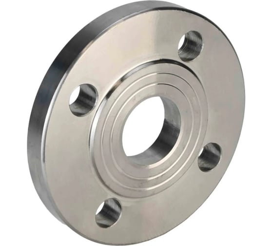 Фланец RUTEMPO сталь нержавеющая 12Х18Н10Т, плоский, Ду 20, Ру 10, тип 01, ряд 1, исп. B 129-6593