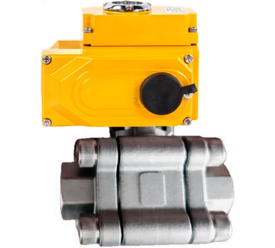 Кран шаровой DN.ru 316-316-PTFE-FP-SW-ISO-H Ду40 Ру63 под приварку, эл.привод QT-005 380В D160-76618