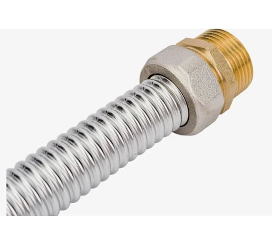 Гибкая подводка Kofulso в изоляции с 2-мя стопорными кольцами, прокладками, ниппелями и гайками 3/4 KFI 20/1300 ш/ш