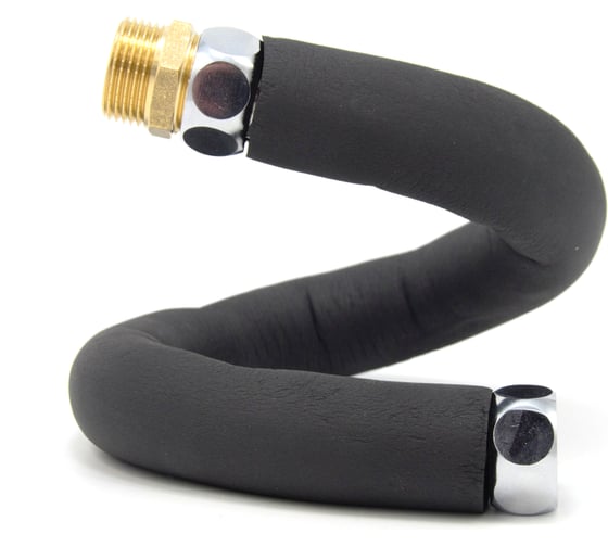 Гибкая подводка Kofulso в изоляции с 2-мя стопорными кольцами, прокладками, ниппелями и гайками 3/4 KFI 20/1000 ш/ш