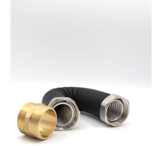 Гибкая подводка Kofulso в изоляции с 2-мя стопорными кольцами, прокладками, ниппелями и гайками 2 KFI 50/100 ш/ш