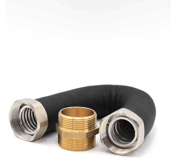 Гибкая подводка Kofulso в изоляции с 2-мя стопорными кольцами, прокладками, ниппелем и гайками 1 ½ KFI 40/1200 г/ш