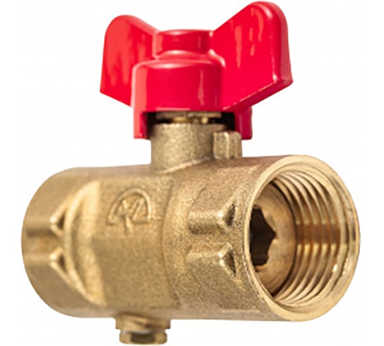 Кран шаровый трёхходовой для манометра с краном Маевского ПО Физтех АО 11б27п(м)1, Pу 16, Ду 15, G1/2×M20×1,5, 4687207086622