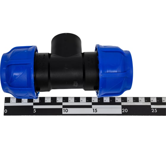 Компрессионный переходной тройник VALFEX ПНД, с внутренней резьбой, 50-1 1/4"-50 1210015011450
