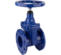 Задвижка с обрезиненным клином РАШВОРК, DN150, PN16, корпус - GJS-500-7 (GGG50), клин - GJS-500-7 (GGG50), уплотнение - EPDM, Ф/Ф, штурвал RUSHWORK 101-150-16