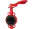 Затвор дисковый поворотный RUSHWORK РАШВОРК, DN100, PN16, GG25 / CF8 / EPDM, М/Ф, рукоятка, квадрат 11х11 201-100-16 1