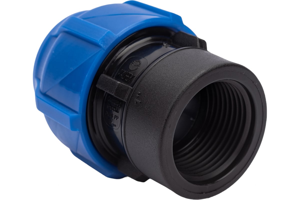 Компрессионная соединительная муфта VALFEX ПНД, с внутренней резьбой ...