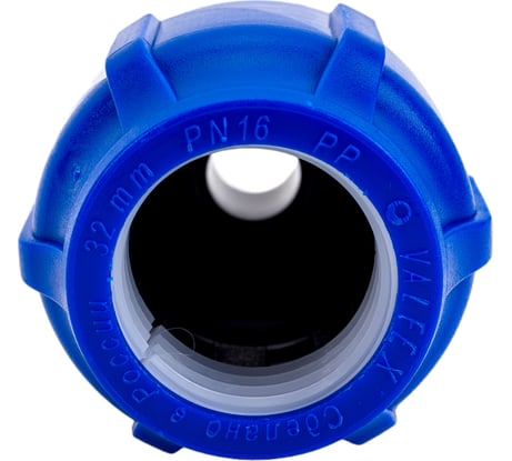 Компрессионная соединительная муфта VALFEX ПНД, с наружной резьбой, 32x1/2" 121001132012