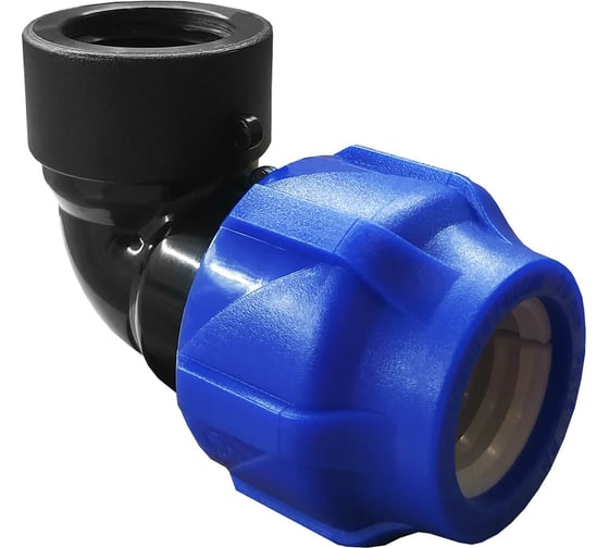 Компрессионный отвод VALFEX ПНД, с внутренней резьбой, 20x1/2" 1210012320012