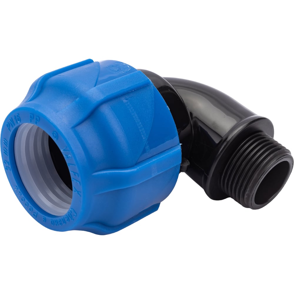 Компрессионный отвод VALFEX ПНД, с наружной резьбой, 32x3/4 ...