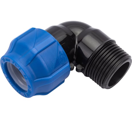 Компрессионный отвод VALFEX ПНД, с наружной резьбой, 25x1" 1210012425100