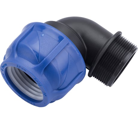 Компрессионный отвод VALFEX ПНД, с наружной резьбой, 50x2" 1210012450200