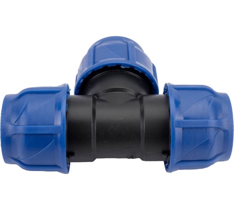 Компрессионный тройник VALFEX ПНД, 40-40-40 1210012404040