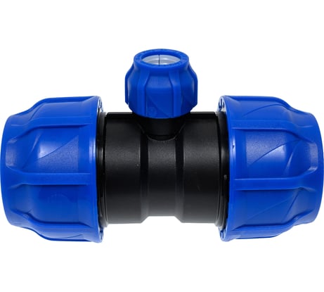 Компрессионный переходной тройник VALFEX ПНД, 63-25-63 1210012632563