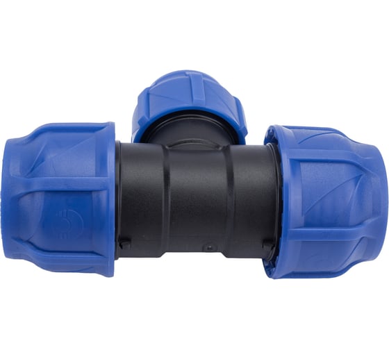 Компрессионный переходной тройник VALFEX ПНД, 40-32-40 1210012403240