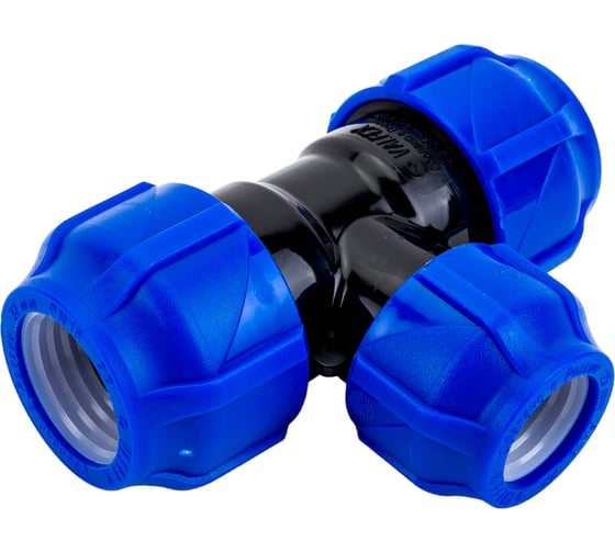 Компрессионный переходной тройник VALFEX ПНД, 32-25-32 1210012322532