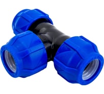 Компрессионный тройник VALFEX ПНД, 25-25-25 1210012252525