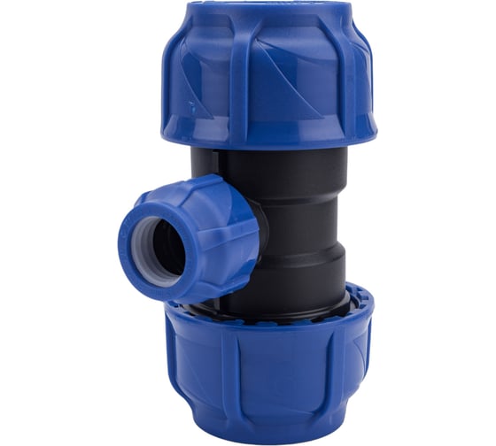 Компрессионный переходной тройник VALFEX ПНД, 50-25-50 1210012502550