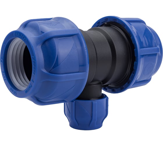 Компрессионный переходной тройник VALFEX ПНД, 50-25-50 1210012502550