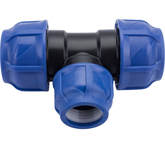 Компрессионный переходной тройник VALFEX ПНД, 50-40-50 1210012504050