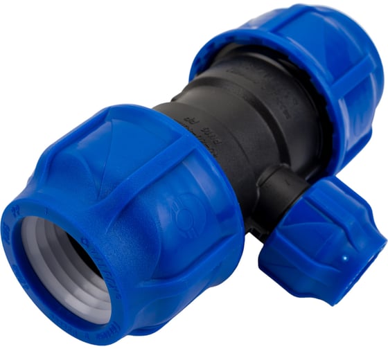 Компрессионный переходной тройник VALFEX ПНД, 40-20-40 1210012402040