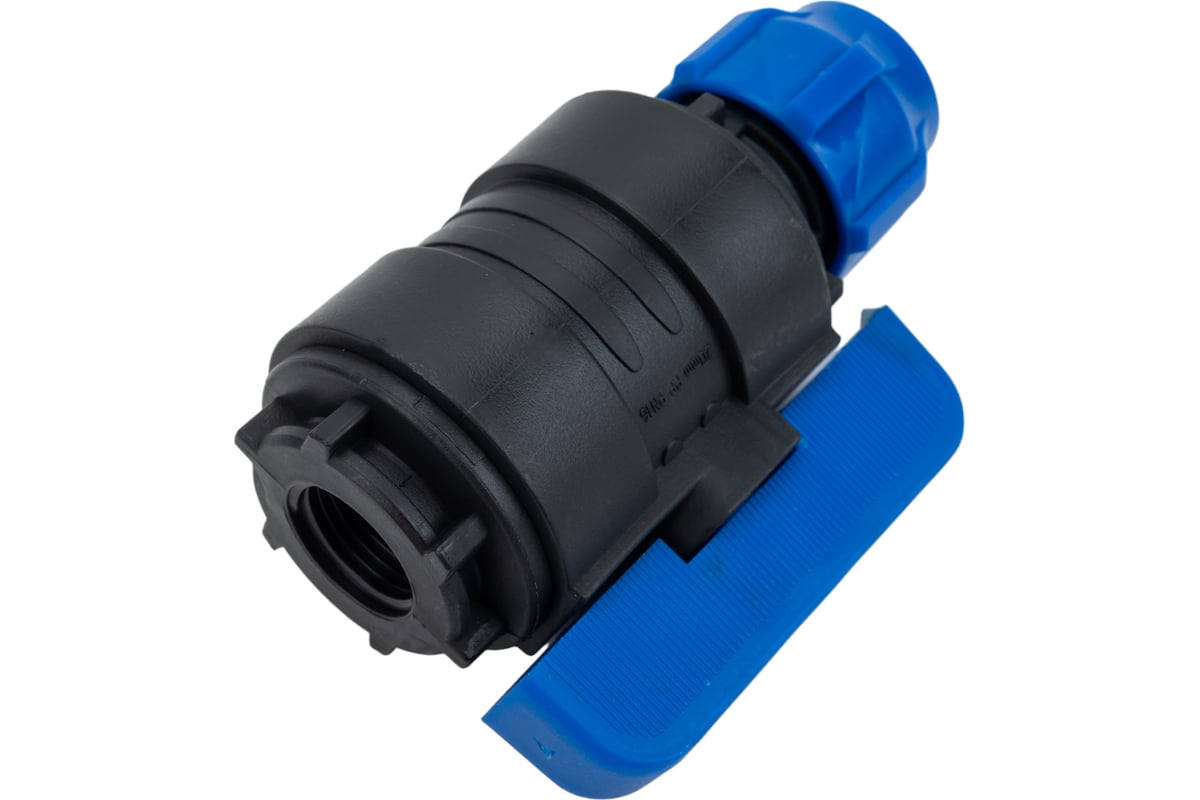 Шаровой кран Valfex ПНД компрессионный цанга - внутренняя резьба ...