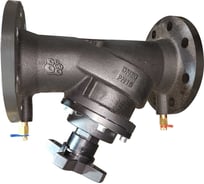 Клапан балансировочный РАШВОРК, DN150, PN16, корпус - чугун GJS-400-15 (GGG40), клапан - нерж. сталь CF8, уплотнение - EPDM, Ф/Ф RUSHWORK 347-150-16
