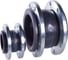 Компенсатор антивибрационный RUSHWORK РАШВОРК 501-032-16, DN032, PN16, корпус - EPDM+Nylon, фланец - оцинкованная угл.сталь, Ф/Ф 501-032-16-EPDM-FF 1